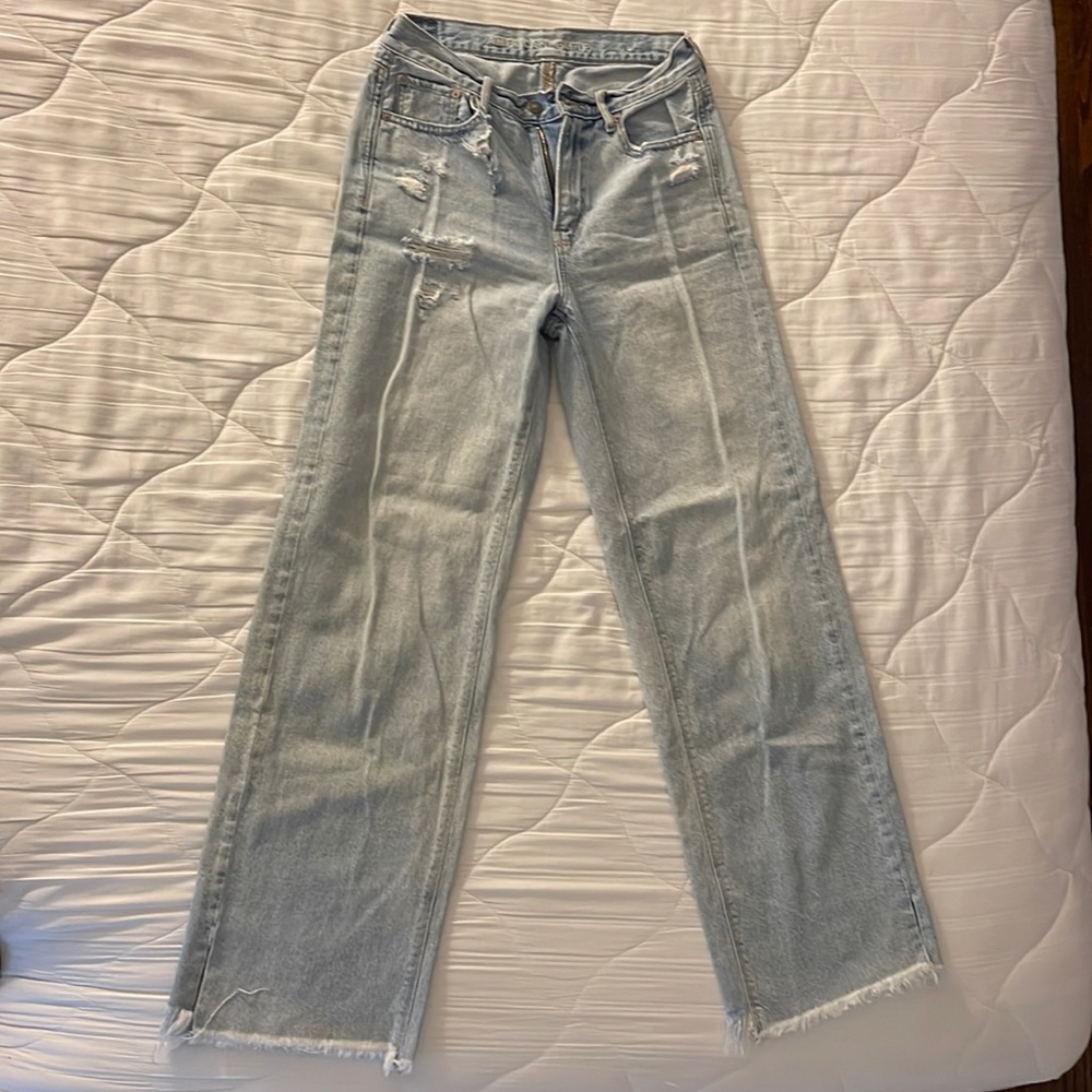 American Eagle wide leg jeans